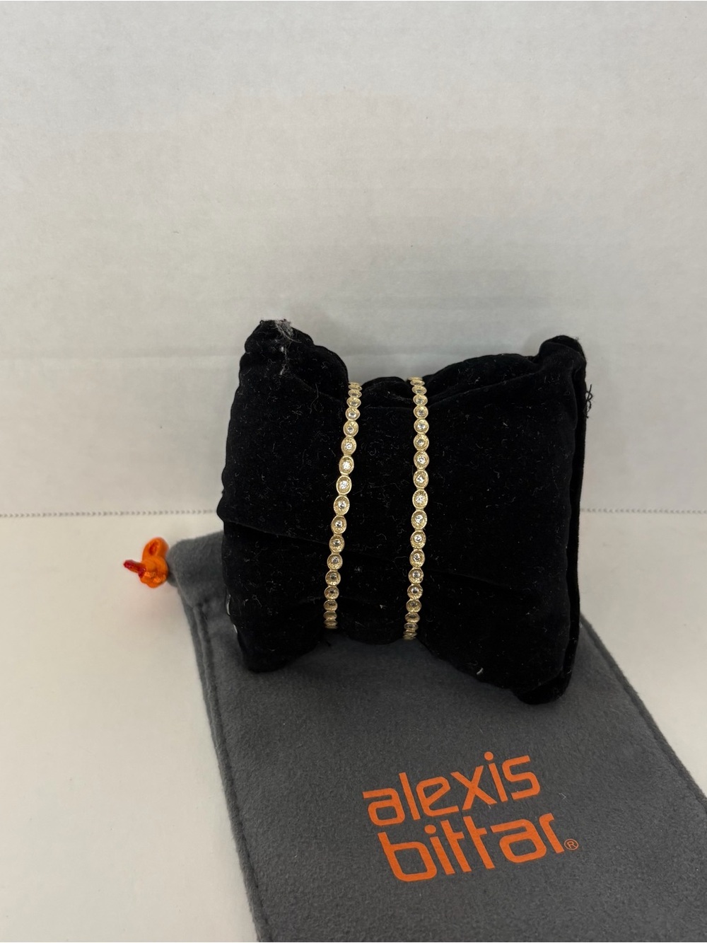 Alexis Bittar Gold Tone Hoop Earrings